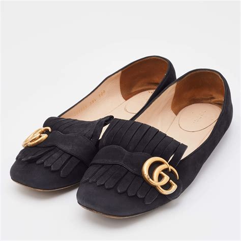 gucci women's marmont suede flats|gucci marmont sandals.